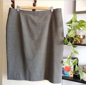 NWT Brooks Brothers Grey pencil Skirt